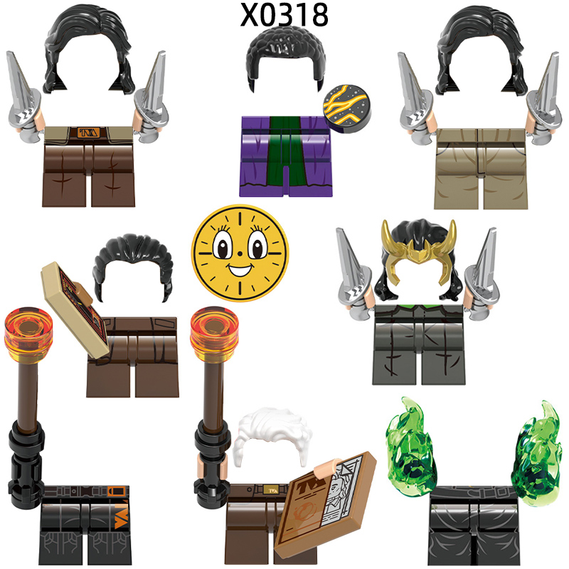 Lego Set Creator - ฟิกเกอร์แอคชั่นอาวุธขาตุ๊กตาโมเดลบล็อกอิฐบล็อกของเล่นของขวัญสำหรับ X0318เด็ก