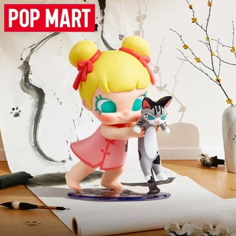 Baby Products For Gift - POP MART ชุดเบบี้มอลลี่และเบบี้แทบบี้ ตุ๊กตาของเล่นน่ารัก ฟิกเกอร์อนิเมะสำหรับเด็กผู้หญิง โมเดลน่ารัก