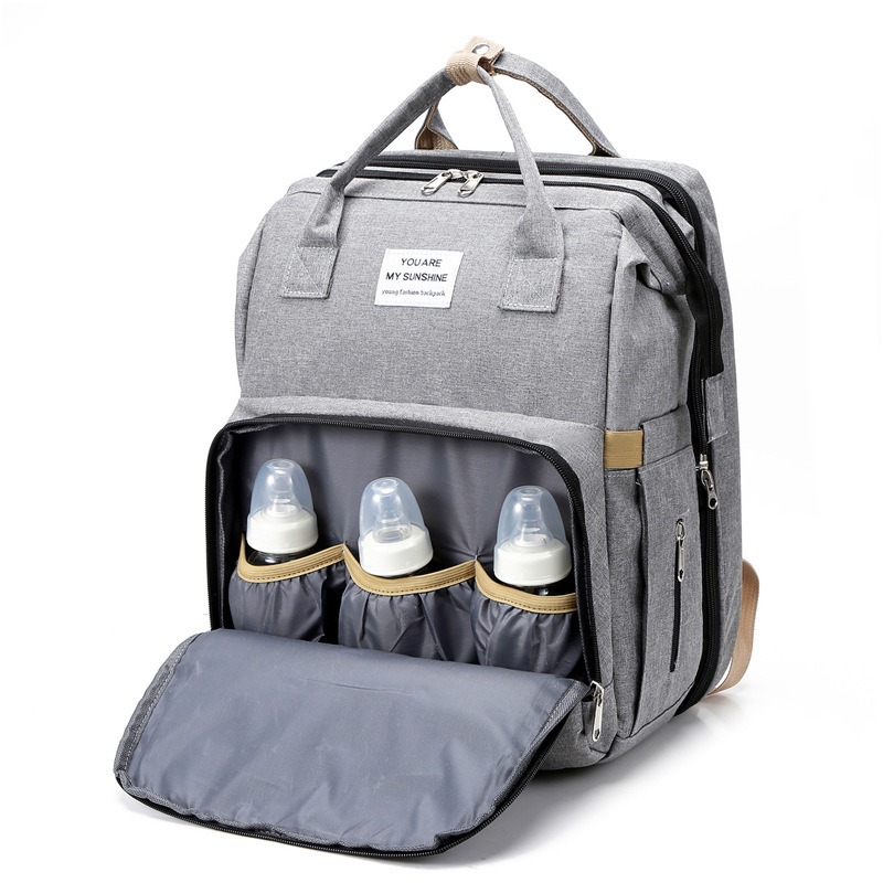 กระเป๋าคุณแม่และลูกน้อยแบบพับไ - Diaper Bag Backpack บทวิจารณ์และราคา