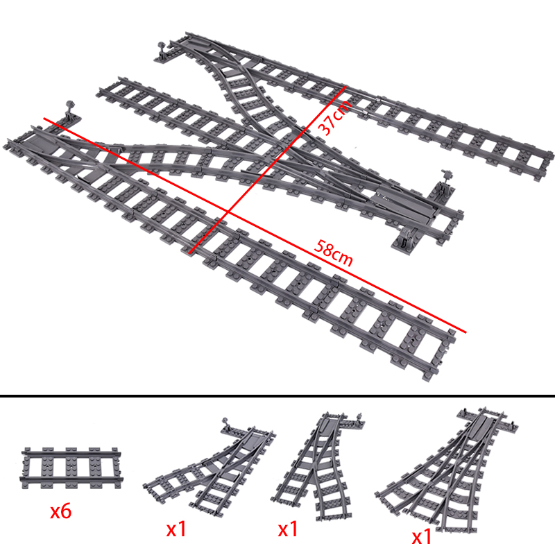 ชุดรางรถไฟเมือง MOC ชุดรางแยกซ - Lego Set Creator บทวิจารณ์และราคา