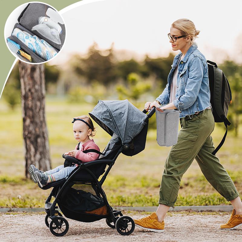 กระเป๋าผ้าอ้อมขนาดเล็กแบบพกพาเ - Diaper Bag Backpack บทวิจารณ์และราคา