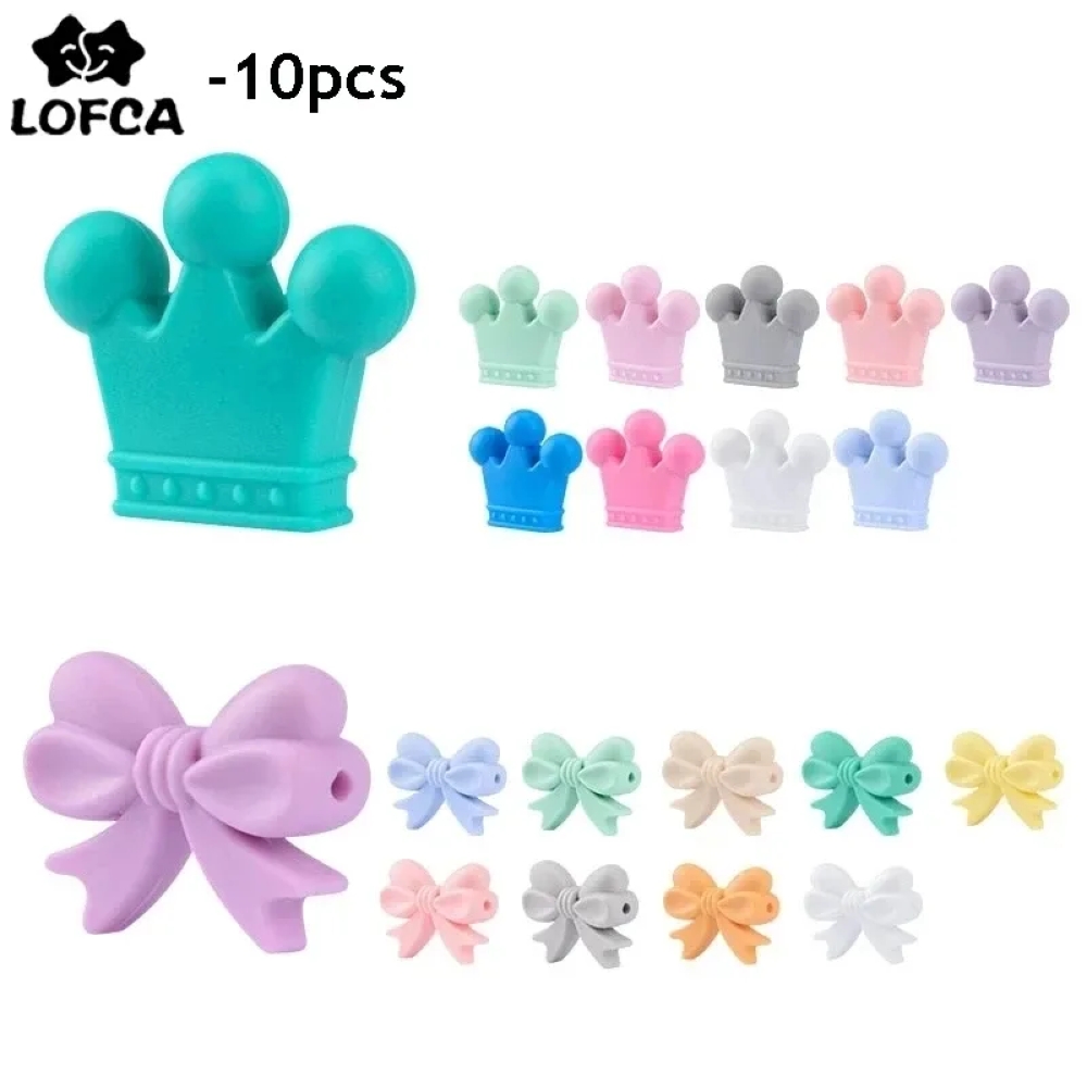 LOFCA 10 ชิ้น/ล็อตซิลิโคนมงกุฎ - Baby Products Expo บทวิจารณ์และราคา